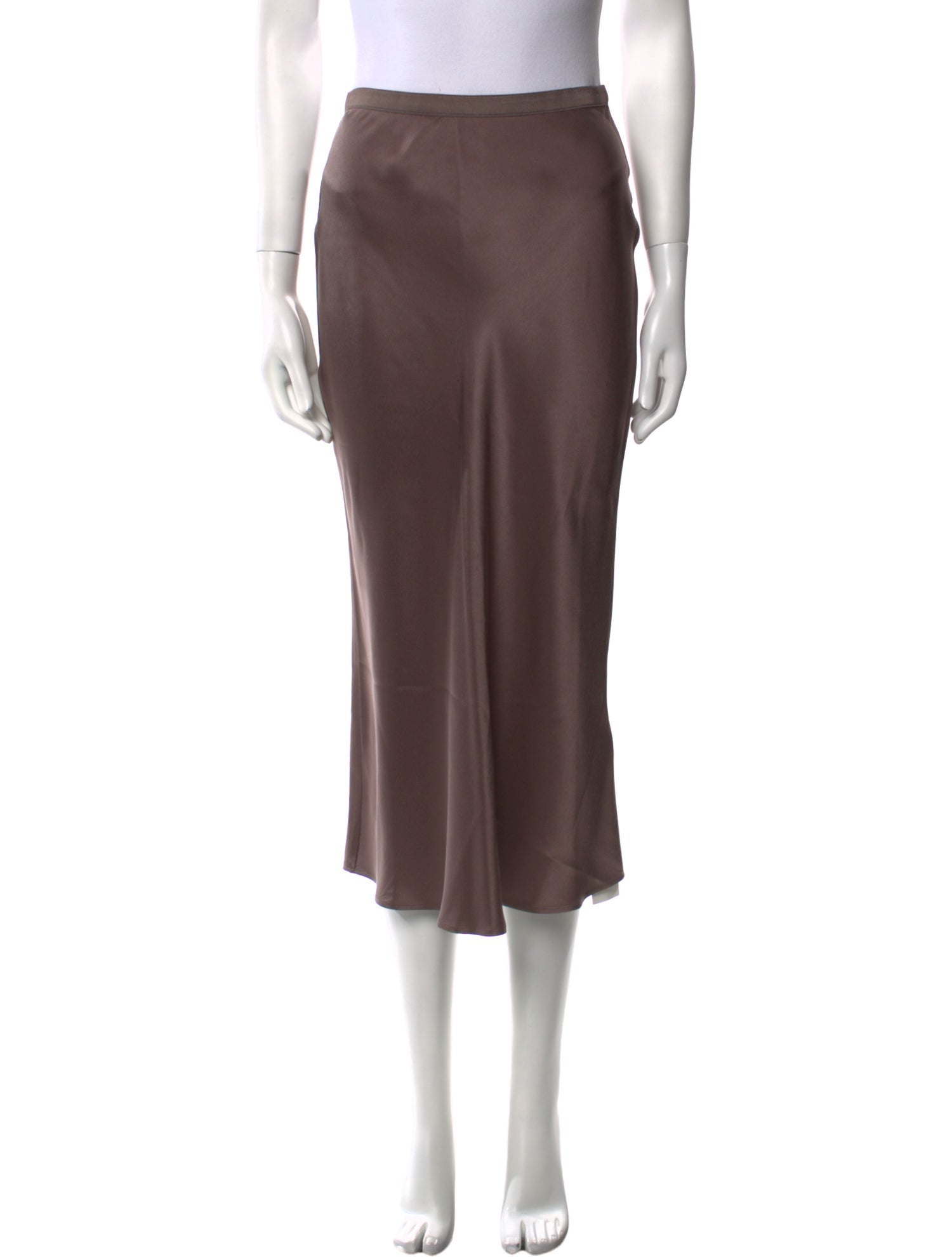 Anine Bing Silk Midi Length Skirt